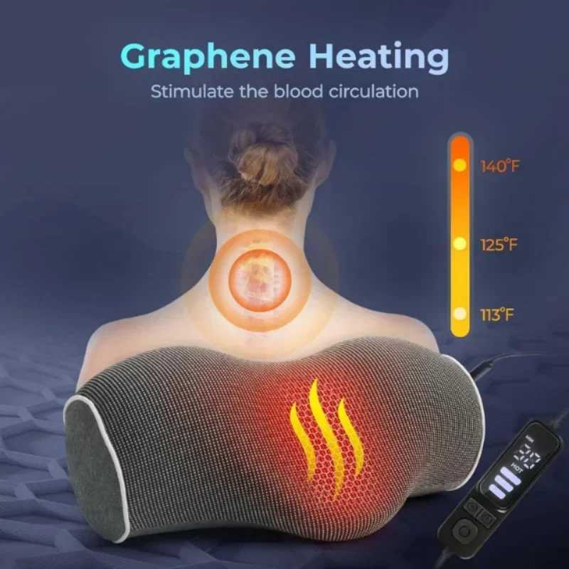 Neck Pillow Slow Rebound Memory Cotton Pillow Shaped Relaxing Cervical Partition Memory Neck Pain Relief Sleeping PillowW250512