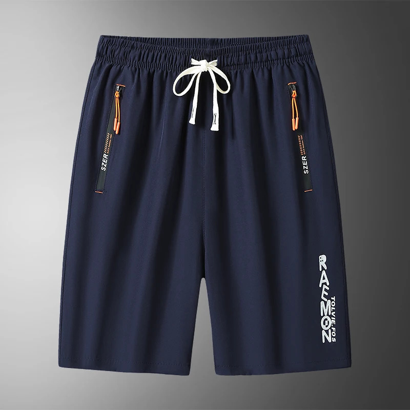 Summer Mens Elastic Waistband Stretchy Casual Shorts for Outdoor Sports Activities and Beach Quick-Dry Breathable n 250509