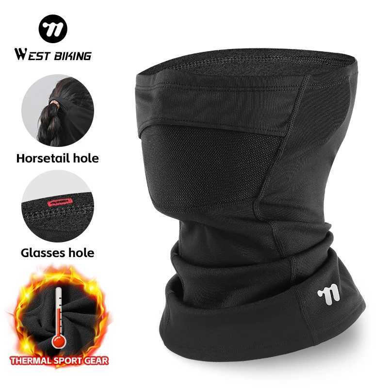 WEST BIKING Winter Mountaineering Hiking Scarf Fleece Warm Cycling Mask Cold-Proof Bandana Ear Neck Cover Thermal Sport GearW250512