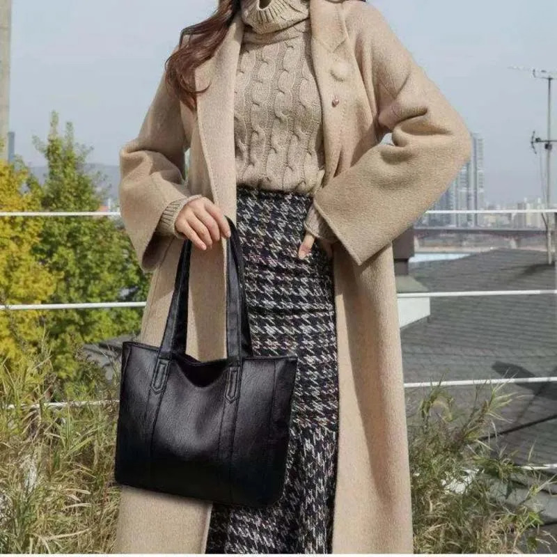 Totes Beg Tangan Wanita Leather Handbag Besar Shoulder Women Woman Large Capacity Shopping New Free Delivery Designer Bag