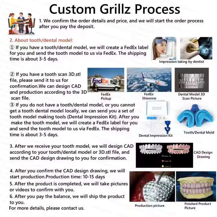 Best-seller Custom Fashion Hip Hop Jewelry 925 Sterling Silver Iced Out VVS Diamond Round Cut Moissanite Teeth Grillz Men women