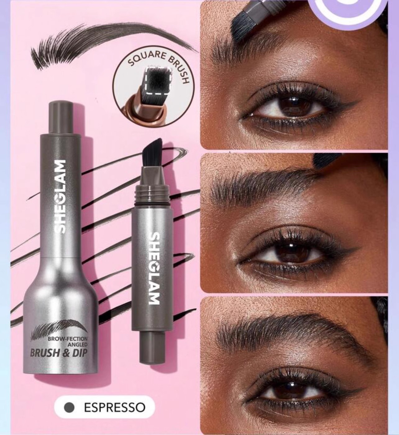 Sheglam Wild Eyebrow Influenza Filling Eyebrow Staining Cream Eyebrow Pen Hairline Anti dizziness Staining Waterproof Natural
