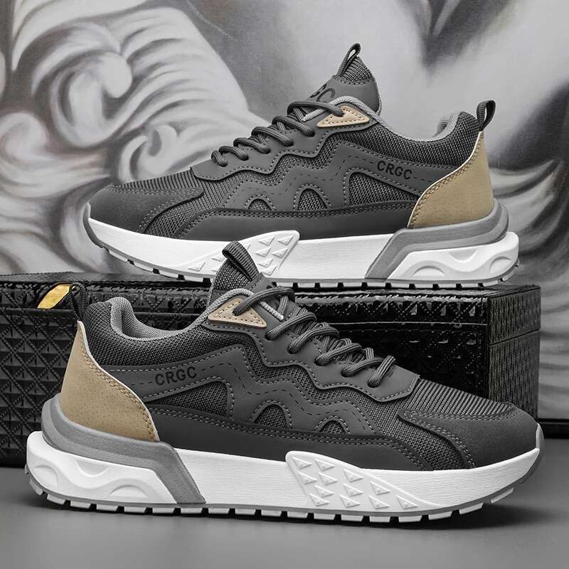 designer sneakers Men's Run Sneaker Thick-soled Youth Casual Cricket Male Fashion Trend Board Comfort Skateboard Shoes Outdoor Walking Shoe