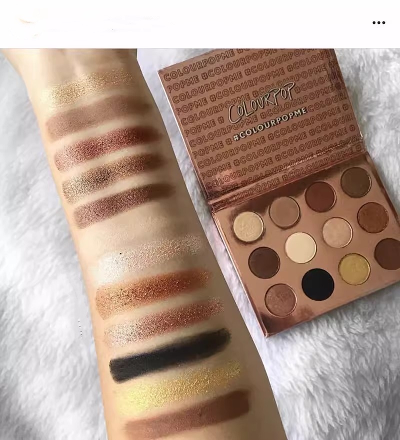 Spot 12 colors I Think I Love You eye shadow Plate Earth Matte color Easy makeup