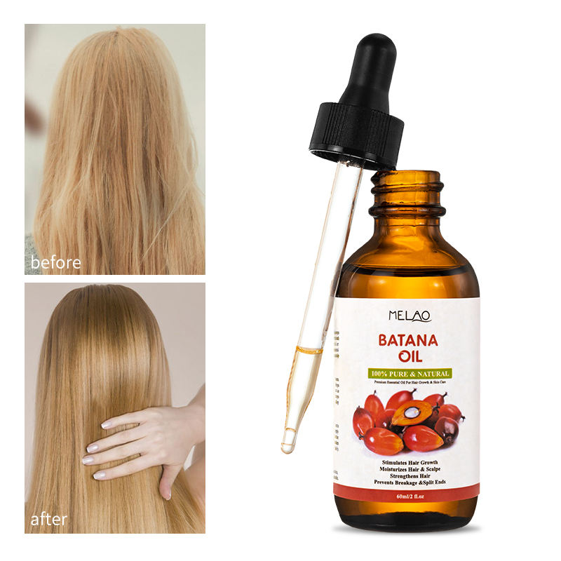 Natural hair oil with batana oil deeply nourishes and repairs your scalp.
