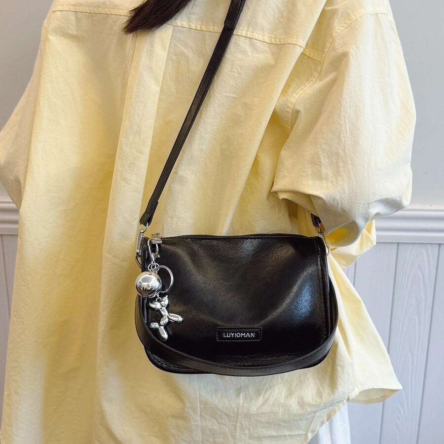 Texture Single Underarm 2025 New Cross Shoulder Fashion Handheld Small Square Bag