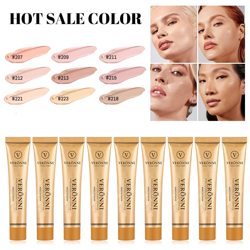 Long-lasting waterproof and sweatproof concealer with natural nude Maquiagem Liquid Concealer Beauty Face Cosmetics Makeup Base 250512