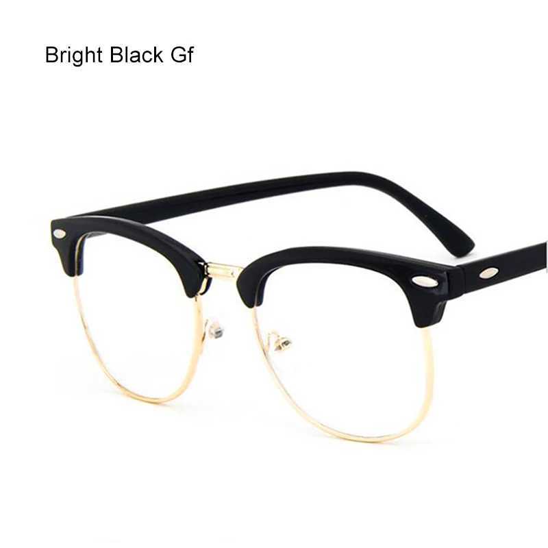 Anti-radiation Optical Eyeglasses Stylish Computer Glasses Classic Browline Frame Retro Glasses Anti-blue Light Unisex W250513