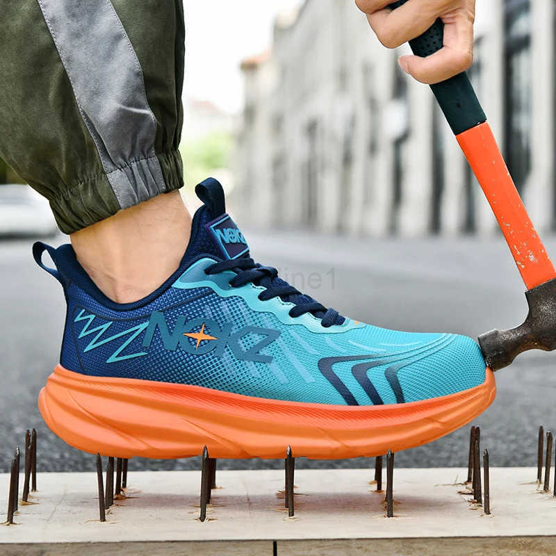 Hot S Mens Work Safety Shoes 2025 Anti puncture Steel Toe Work Sneakers for Men Outdoor Sneakers Anti-smash Protective Shoes Z250513