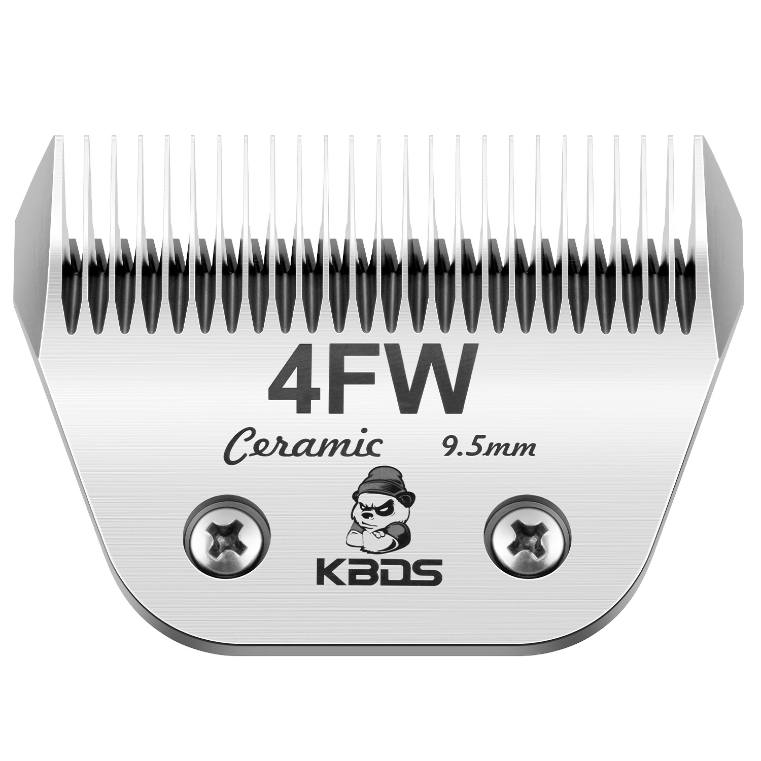 KBDS Detachable Ceramic Wide 4FW Blade for Dog Grooming Cuts Length(3/8" - 9.6mm) Compatible with Most Andis, Oster, Wahl A5 Clippers(Customizabl