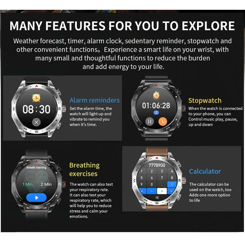 New 2024 Smart Watch TWS 2-in-1 Earphones HIFI 9D Sound Quality Bluetooth Call Sports Fashion Smartwatch Call Player Bluetooth