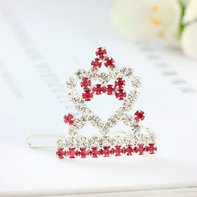 3 Pcs Dog Tiara Crown Hair Clips for Small Dogs Costume Crystal Rhinestone Girls Puppies Barrette Grooming Hair Accessories, Photography Hair Accessor