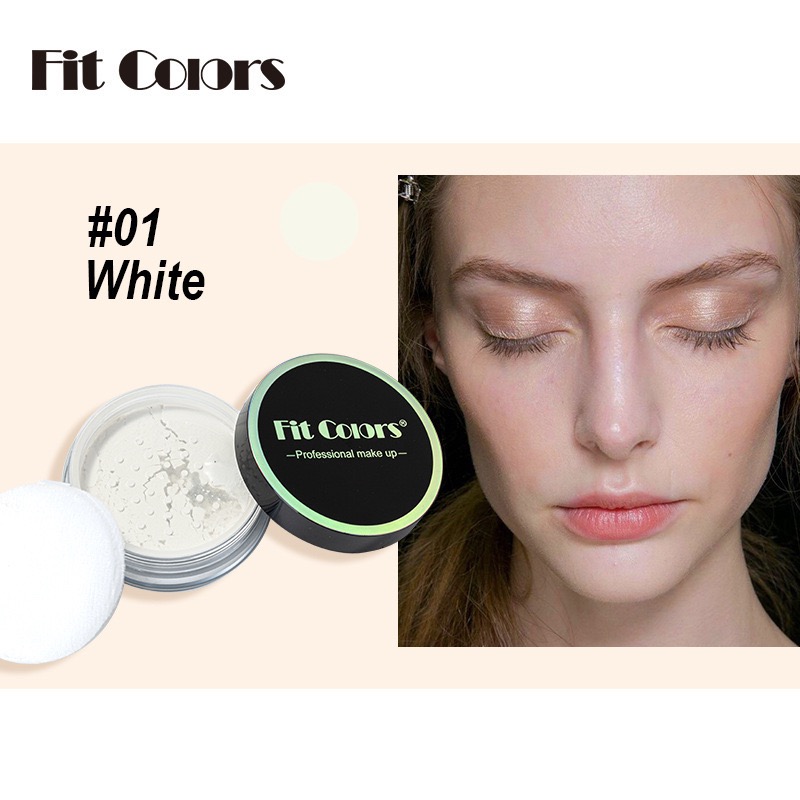 Translucent fit color Loose Setting Powder Makeup Blurring Pore Effect Professional Pouder Natural nude makeup Concealer Oil-Control Shine-Free