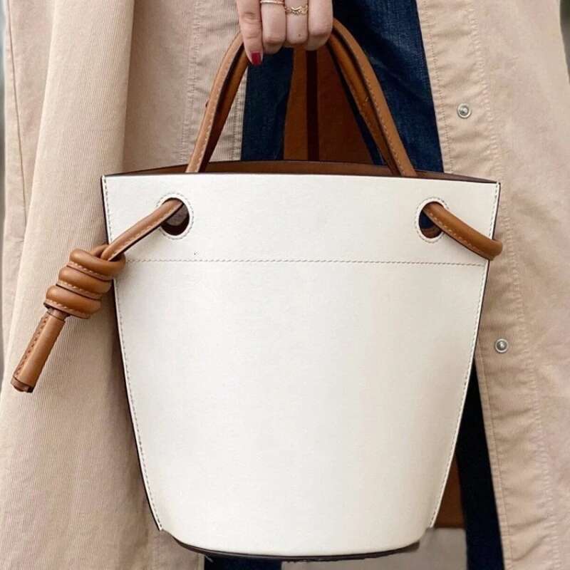 Designer Bag 2025 Niche Design Rope Knot Bucket Bag, Fashionable And Exquisite Underarm Handbag, Single-Shoulder Ladies' Bag Luxury Bag