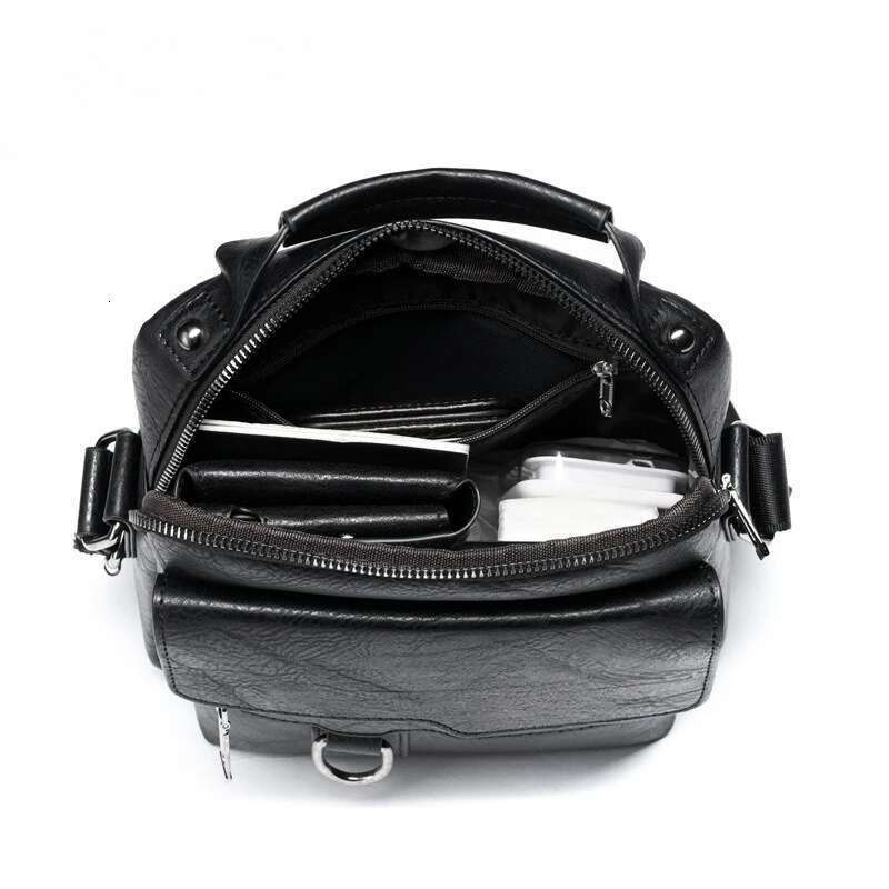 Brand Shoulder For 9.7" Ipad Men PU Leather Flaps Men's Crossbody Bags Business Flap Male Solid Messenger Travel Bag