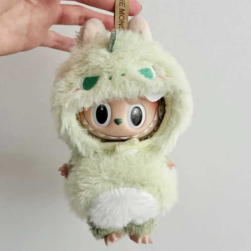 17cm Cute Mini Plush Dolls Clothes Outfit Accessories For Korea Kpop Exo Labubu Idol Dolls Bee/Shark Suit Clothing DIY Kid GiftT250513