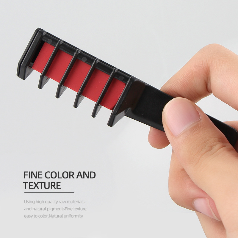 6/10 Color Disposable Colorful Hair Dyeing Comb