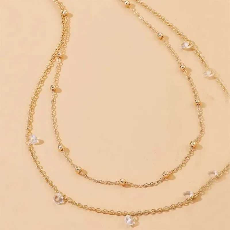 Classic Retro Cute Water Droplet Waist Belly Chain for Women Summer Beach Sexy Simple Body Chain Vacation Jewelry AccessoriesT250513