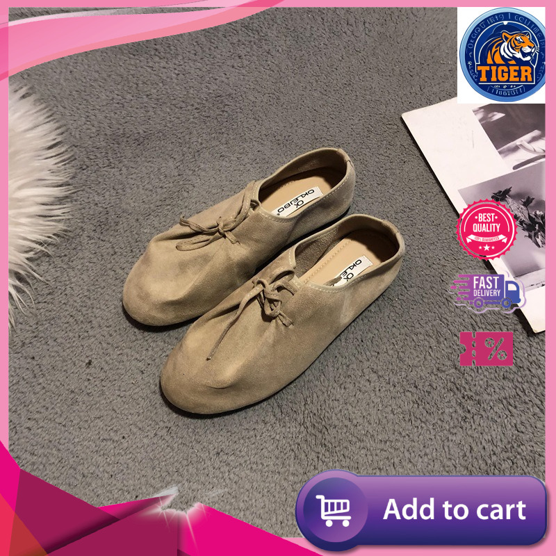Ddmytiger Spring New Simple Classic Casual British Deep Mouth Commuter Flat Bottom Relaxing Single Shoes For Women Outdoor Shoes