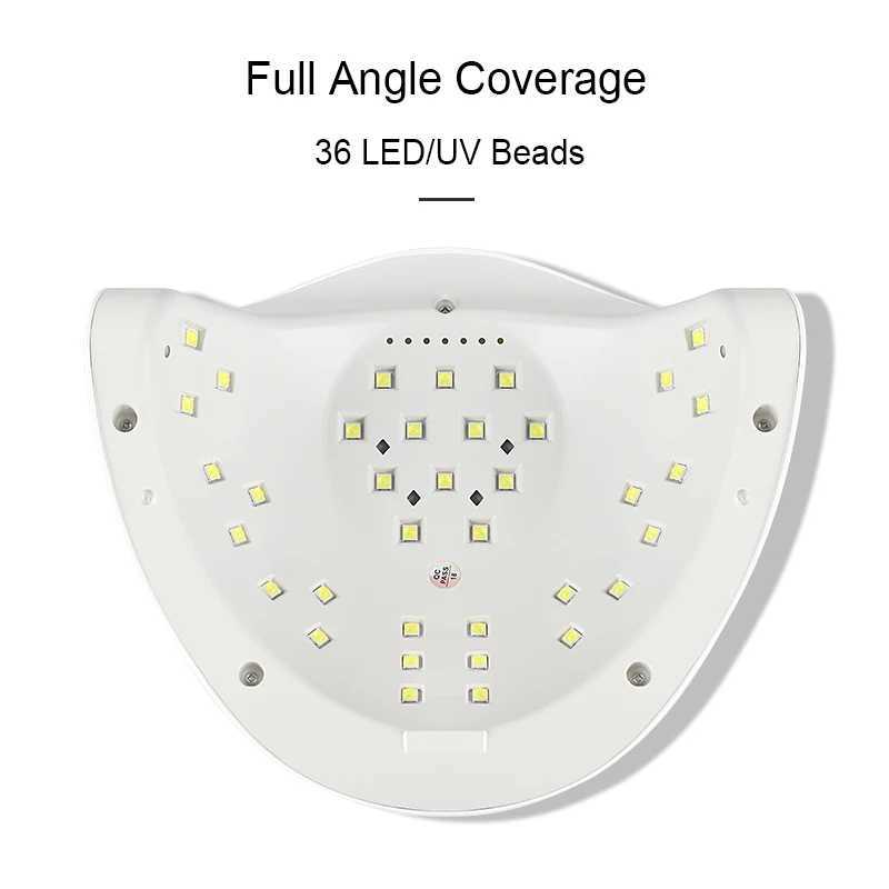 72W SUN X5 PLUS UV LED Lamp 0s/30s/60s/99s Timer Nail Dryer Gel Nail UV LED Dryer Nail Drying Lamp For Nail Gel Care Tool W250513