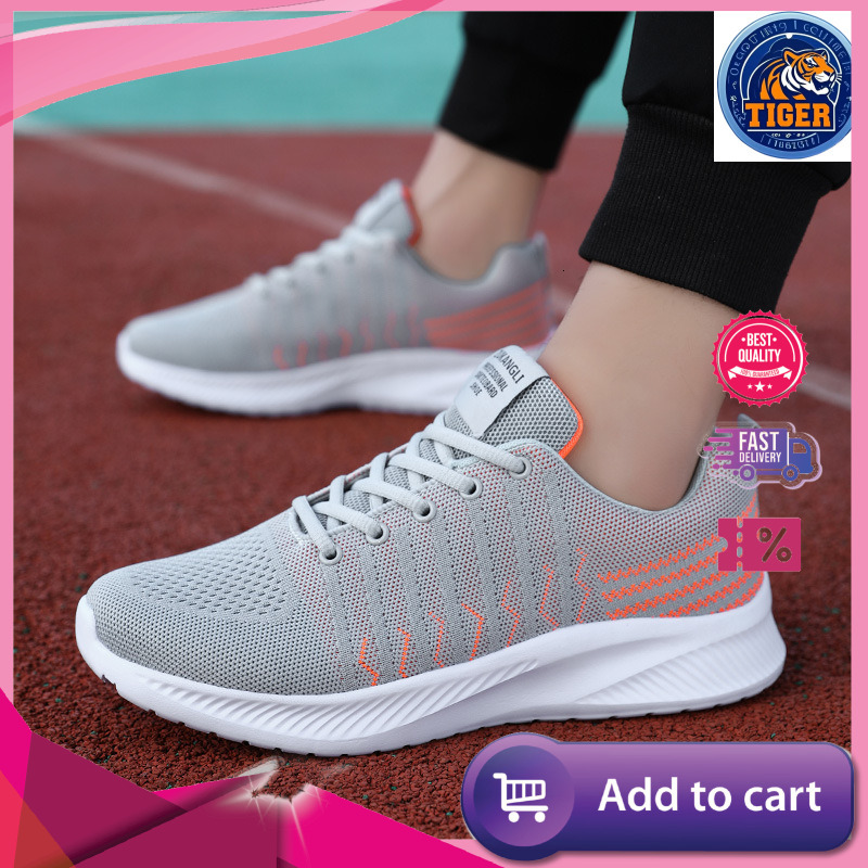 Ddmytiger Mesh Breathable Sports Soft Lightweight Running Men S Thick Sole Comfortable Casual Travel Shoes Outdoor Shoes