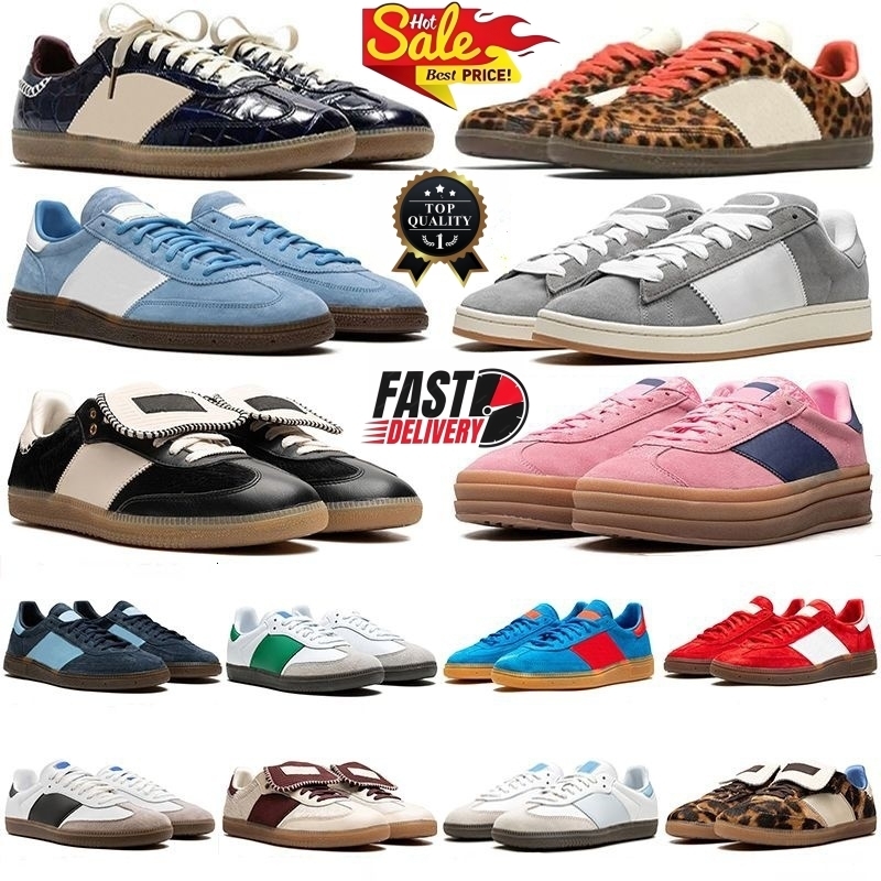 2025 New Designer Shoes Luxury Shoes for women men leopard print Sneakers cow print white black gum navy silver pink dh gate Casual Shoe Trainer Outdoor Shoes