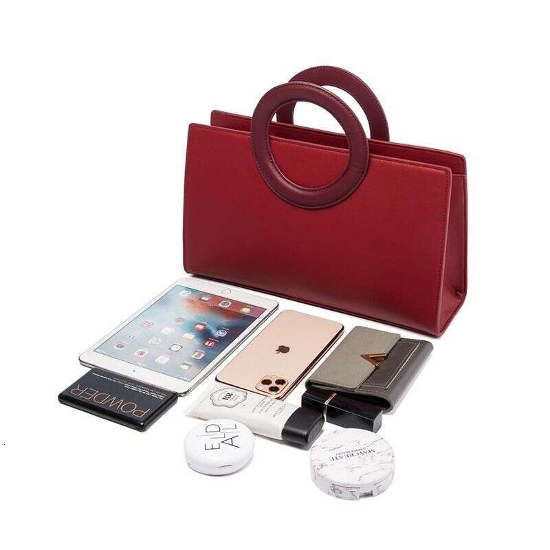Bridal red elegant bridesmaid zipper new hand-held crossbody shoulder bag outdoor wedding bag