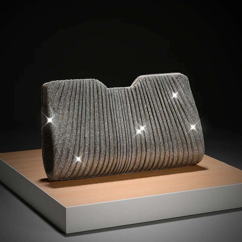Light Pattern Chain Shoulder Simple And Versatile Handheld Underarm Hand Bag Women Wedding Party Evening Gift Bags