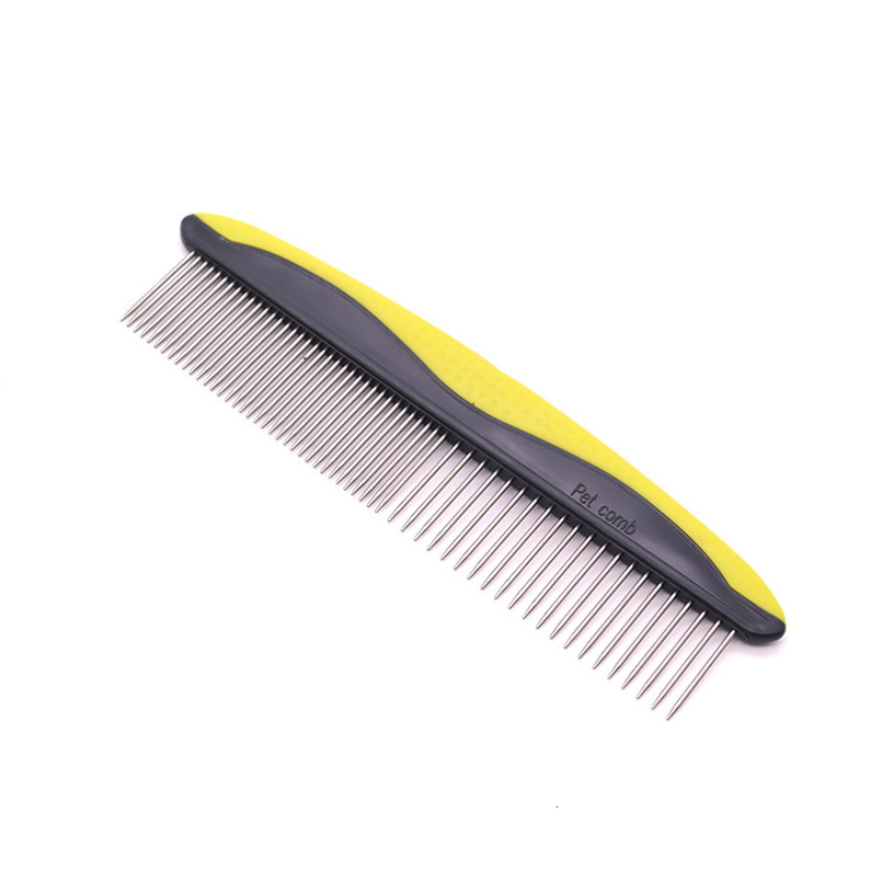 Cat Brushes For Indoor Cats Pet Artifact Dog Hair Beauty Cat Comb Supplies With Steel Teeth And Non-Slip Handle Dog Combs For Grooming Matting Pet Bru
