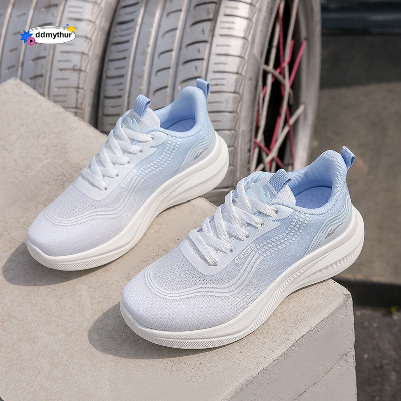 2025 Summer New Casual Korean Edition Breathable Flyknit Women's Ins Student Running Sports Shoes FZ6609 ddmythur