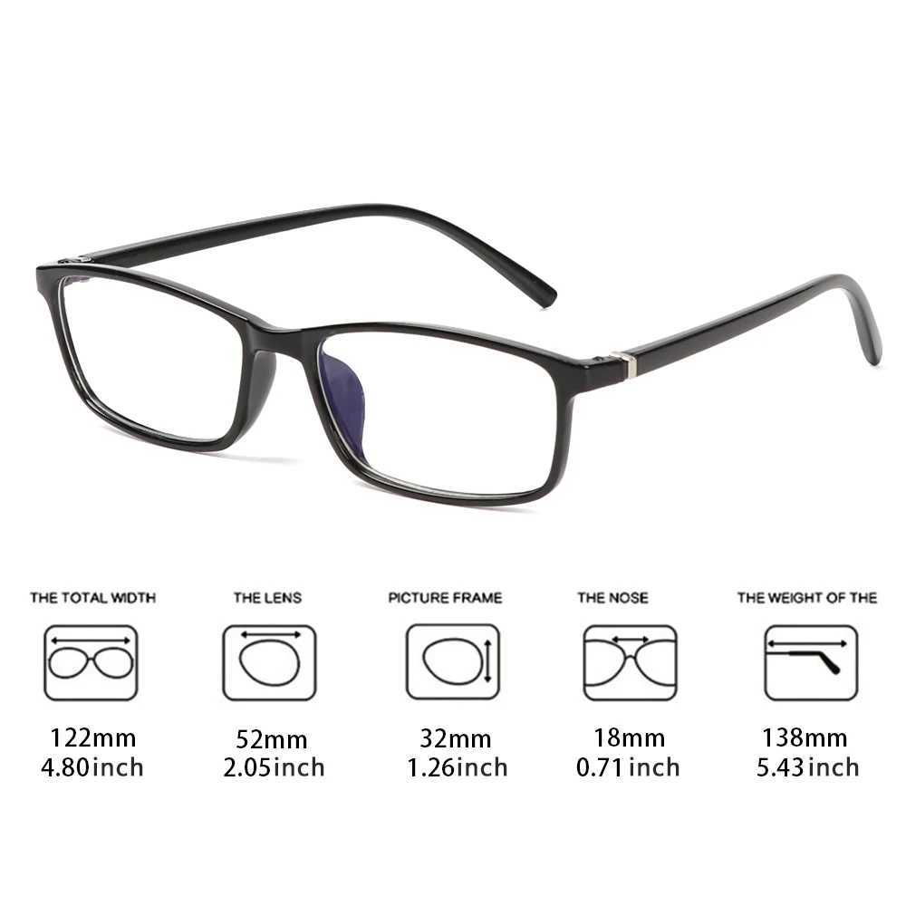 Anti Light Glasses Ray Blue Fashion Anti Blue Fatigue Protection Blocking Goggles Eye Square Radiation Computer Games Glasses W250513