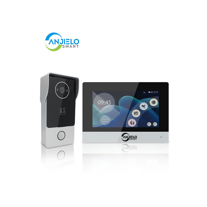 Anjielo Video Door Phone Call Intercom System Doorbell 7 inch Screen 1080P Smart Tuya IPS Wifi Villa Video Intercom for Home