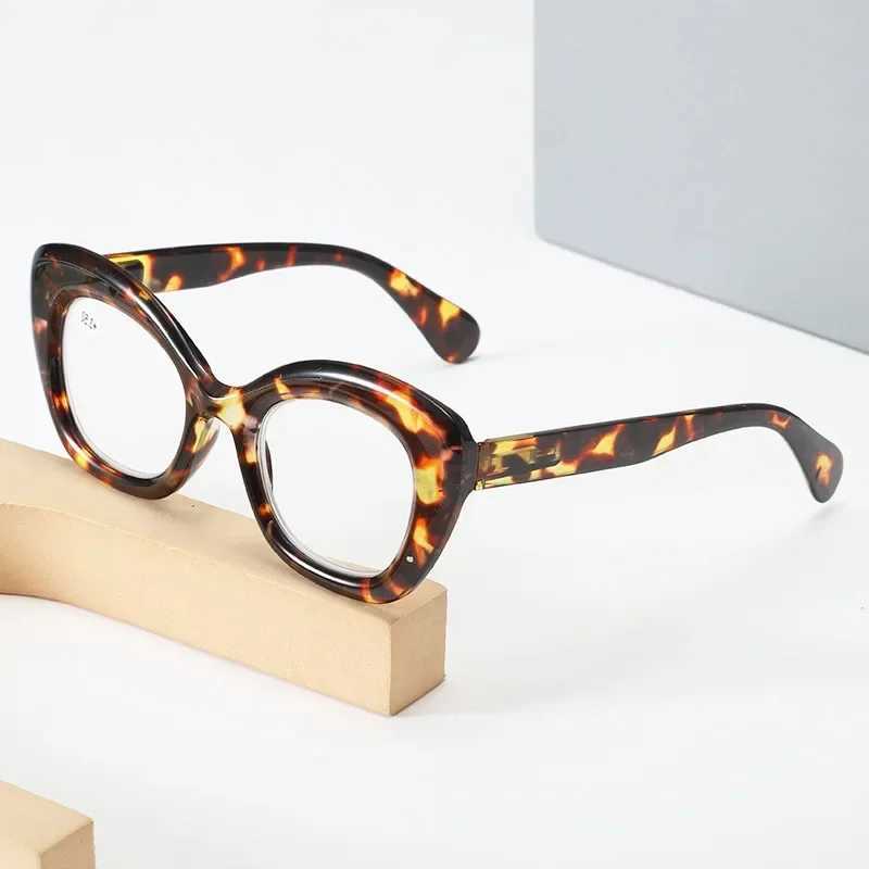 Vintage Finished Presbyopia Glasses Unisex Women Mens Anti Blue Light Farsighted Eyewear Optical Prescription Reading Glasses W250513