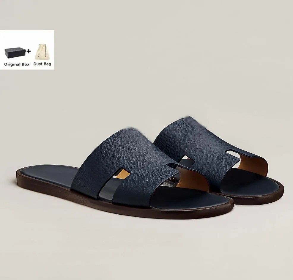 slipper designer mens slides flat summer sandals sandale shoes ladies classic brand casual woman outside slippers beach real leather top quality 10A