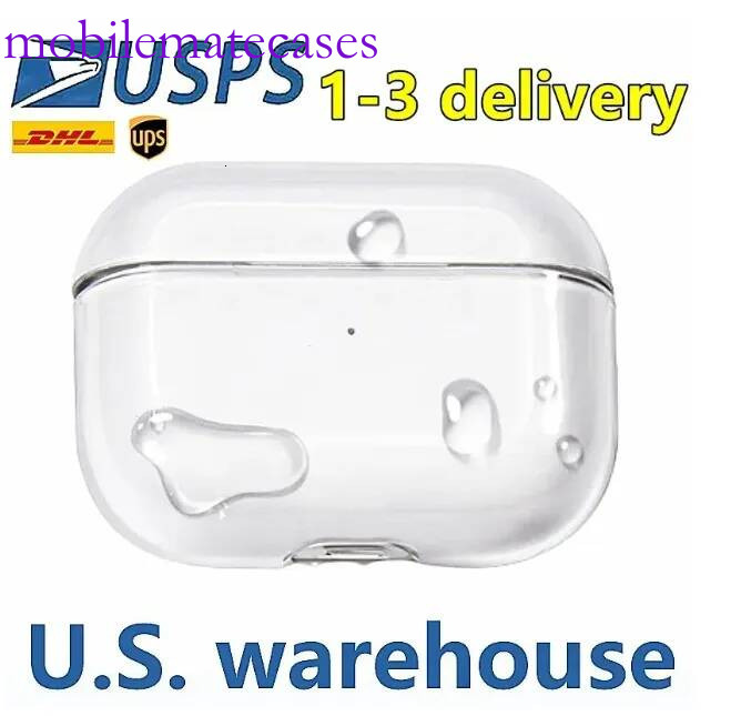 US spot wholesale 2 second-generation air 4 3 Pro max accessories solid silicone protective headphone cover pad Max wireless charging shock box