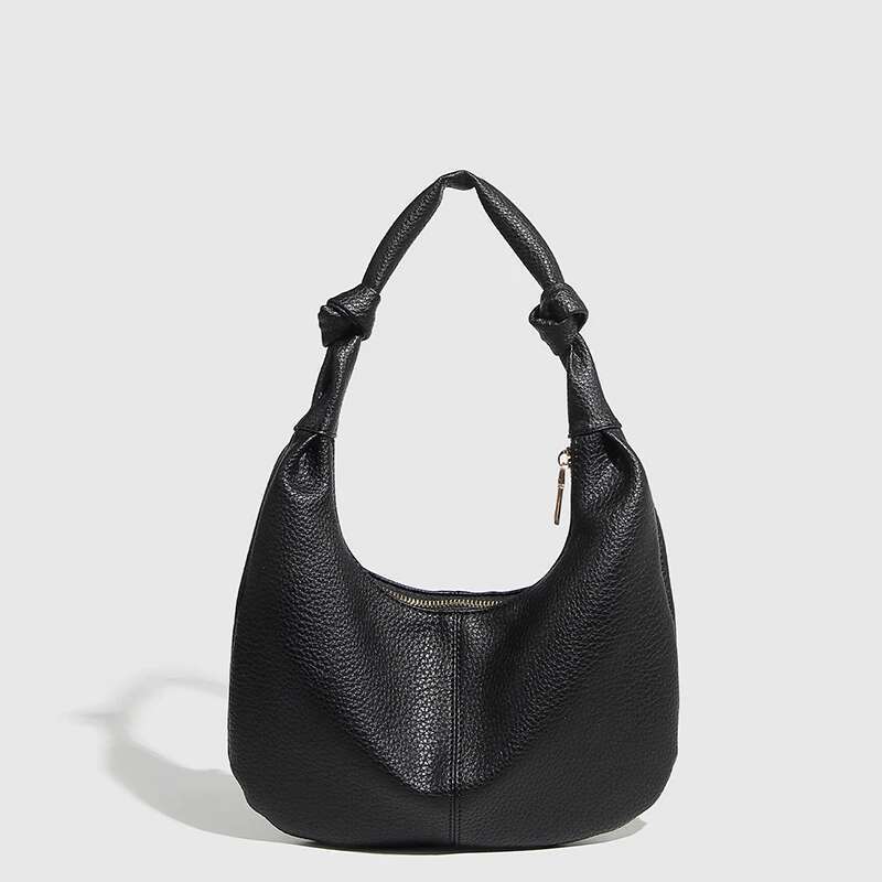 Designer Bag 2025 Personalized Rivet Fashion Shoulder Bags Solid Color PU High-End Yellow Crescent Bag Women Handbag Brand Small Tote Bag Luxury Bag