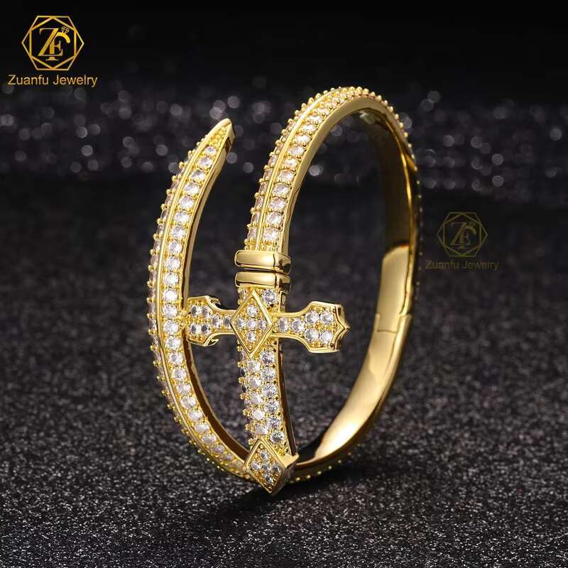 Luxury 925 Silver Hip Hop Bracelet for Men Women 6MM-12MM Iced out D VVS Moissanite Diamond Bangle Necklaces Product Category