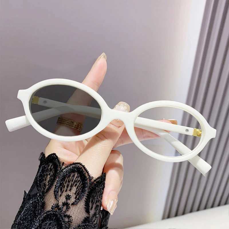 Finished Photochromic Sunglasses with Diopter Fashion Trend Women Men Oval Frame Myopia Glasses Optical Prescription Eyeglasses W250513