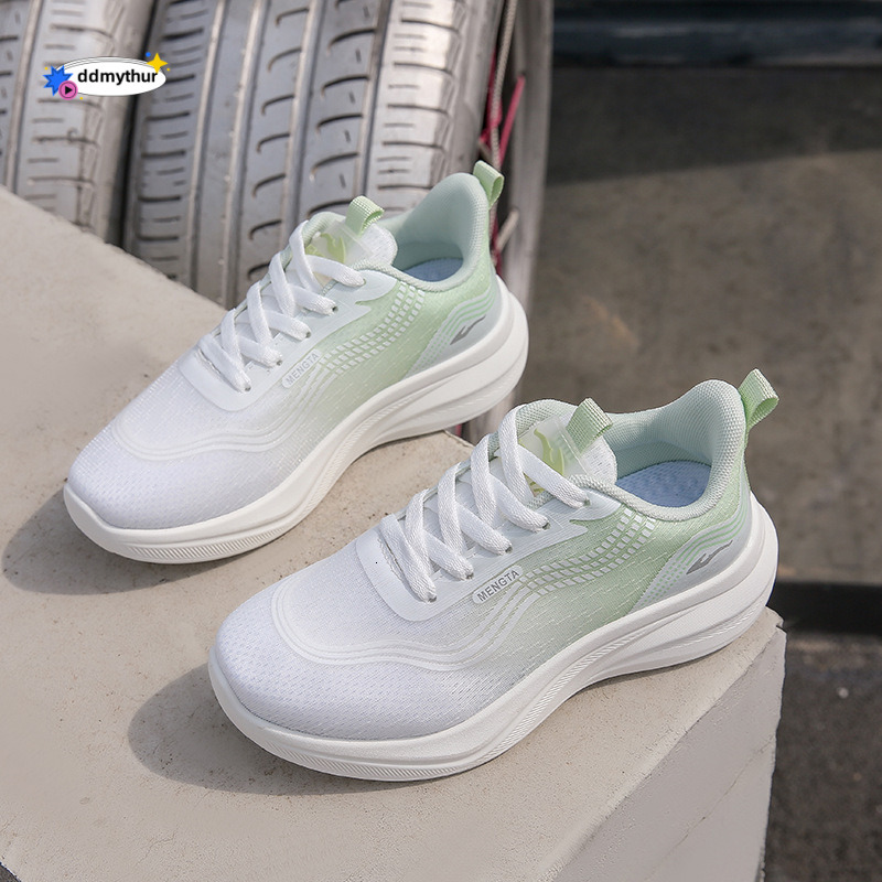 2025 Summer New Casual Korean Edition Breathable Flyknit Women's Ins Student Running Sports Shoes FZ6609 ddmythur