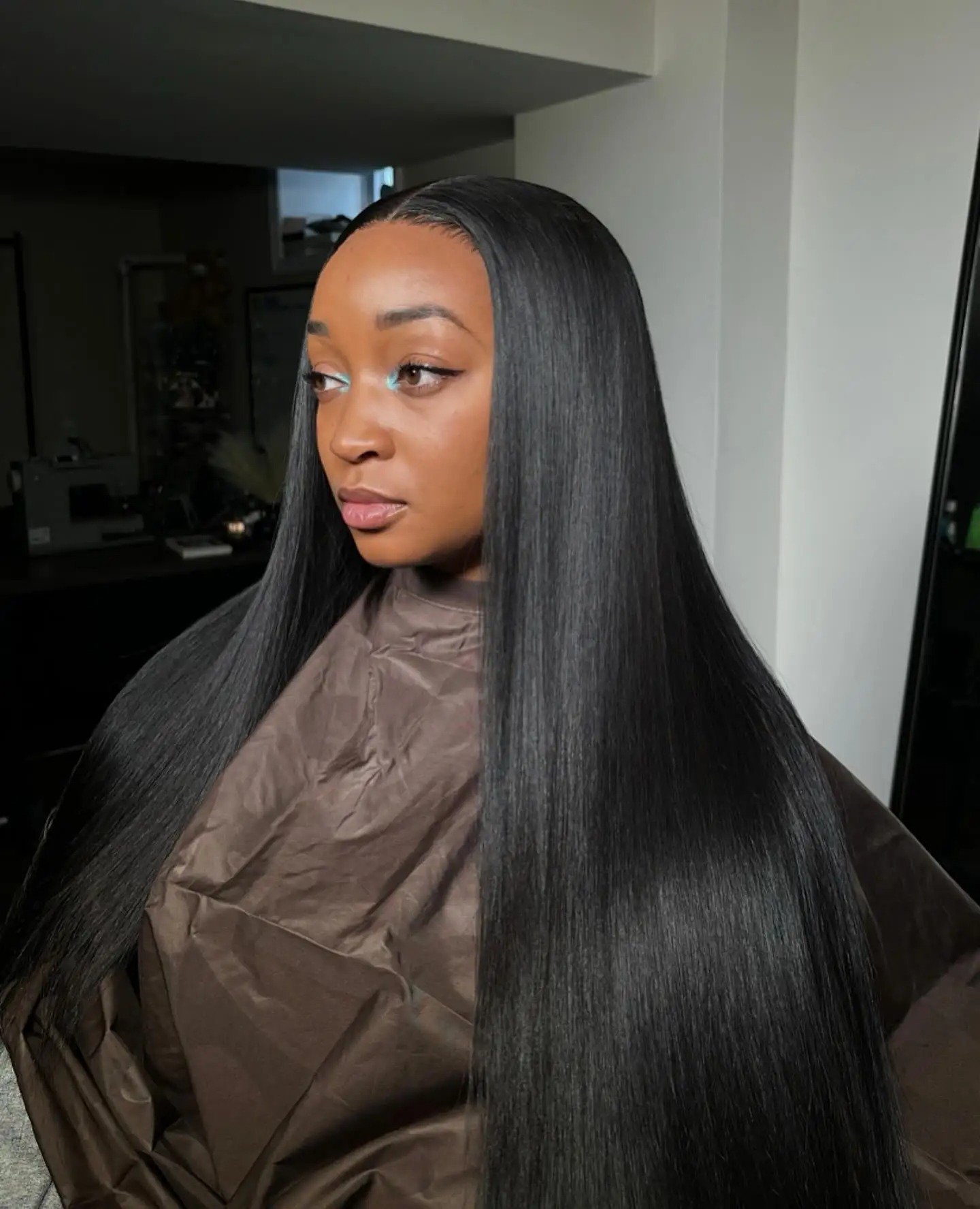 300% High Density 40 46 Inch Bone Straight 13x6 HD Lace Front Wigs Human Hair Brazilian 13x4 360 Full Lace Frontal Wig Pre Pluck Synthetic Front wigs