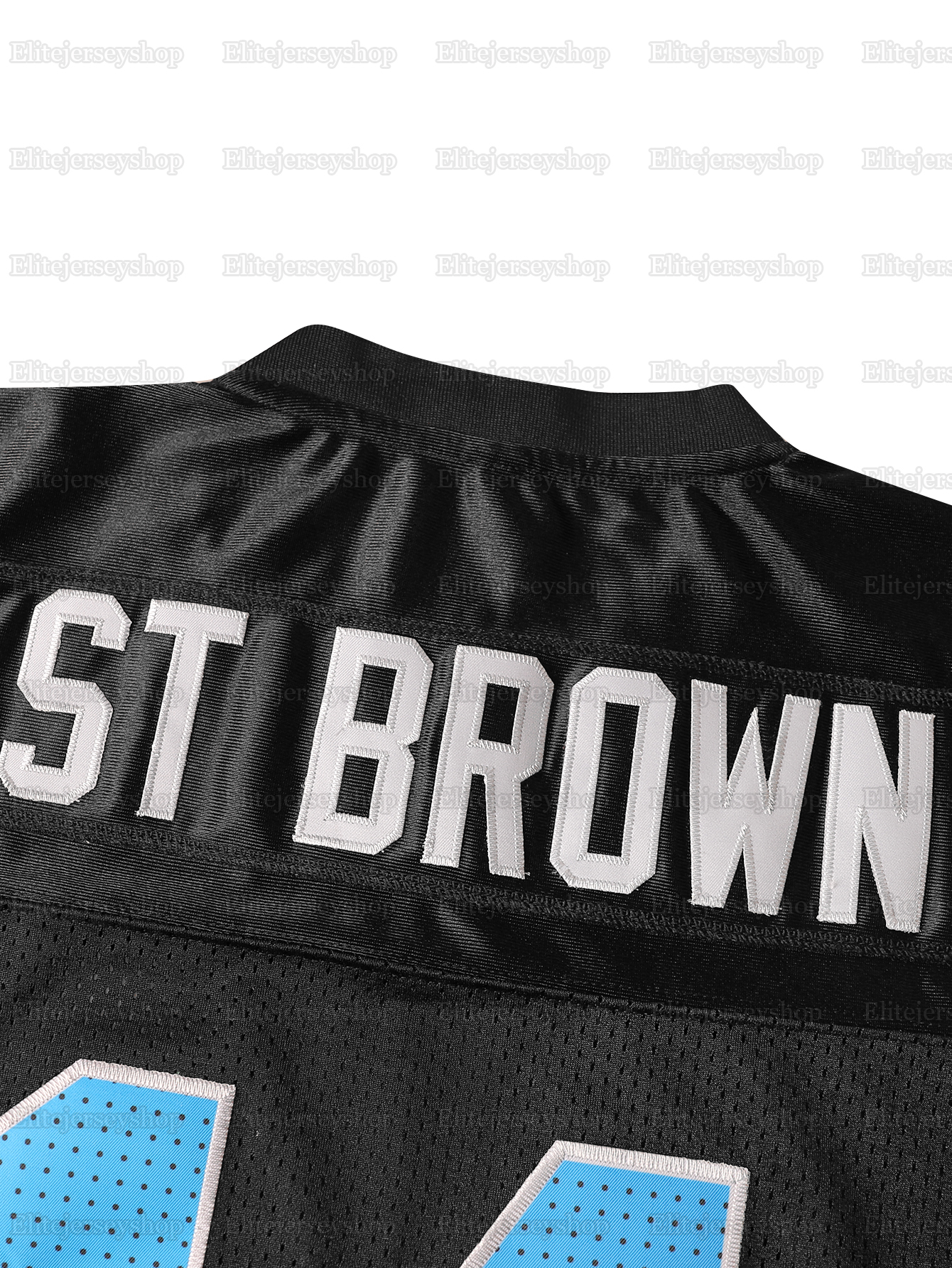 Custom Football Jersey 0 Jahmyr Gibbs 14 Amon-Ra St. Brown Jack Campbell Barry Sanders Jared Goff Jeff Okudah Johnson