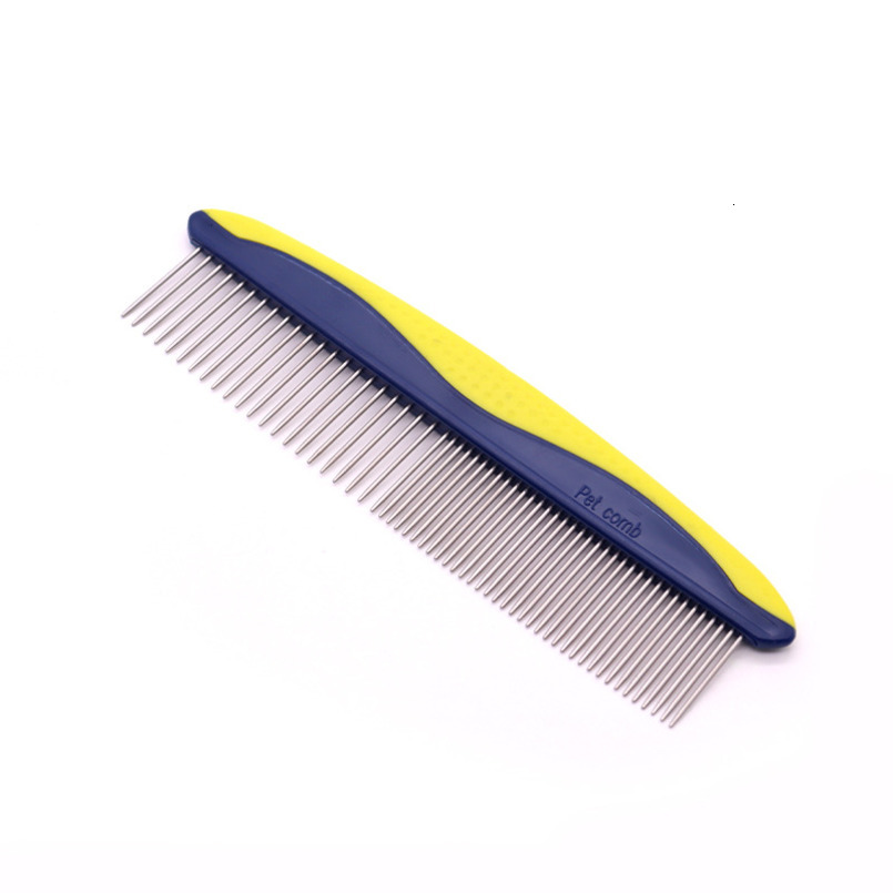 Cat Brushes For Indoor Cats Pet Artifact Dog Hair Beauty Cat Comb Supplies With Steel Teeth And Non-Slip Handle Dog Combs For Grooming Matting Pet Bru