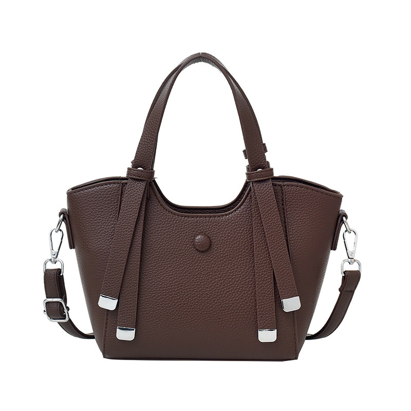 Fashionable new bucket simple shoulder fashionable design crossbody bag, trendy
