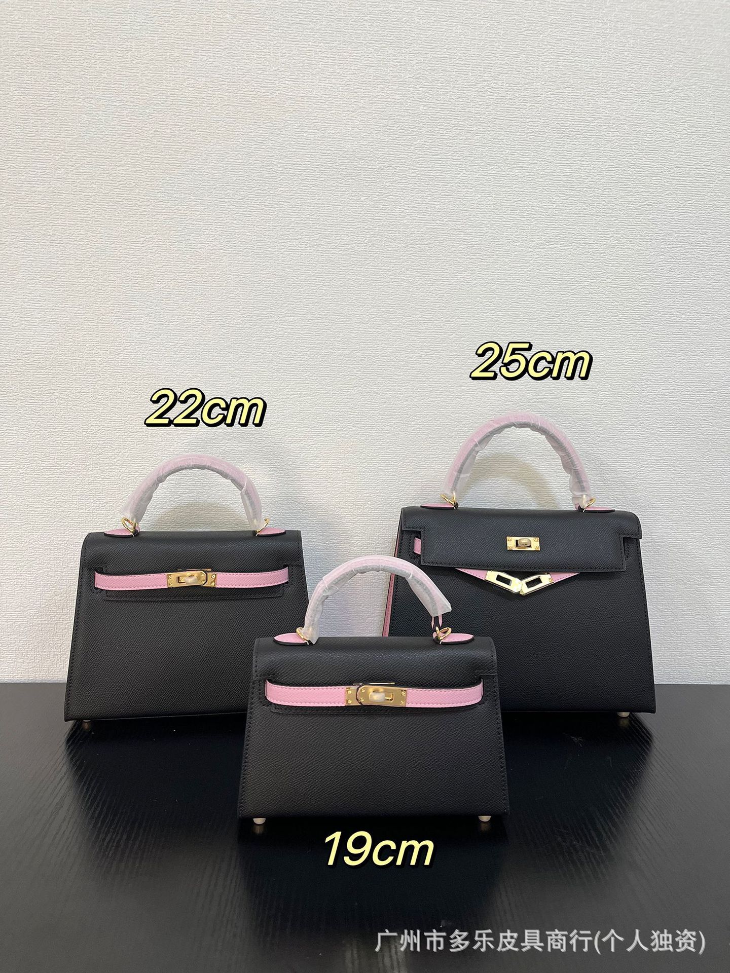 2025S designer contrasting black pink second-generation Kelly genuine leather women bag high-end single shoulder crossbody handbag Free Shipping