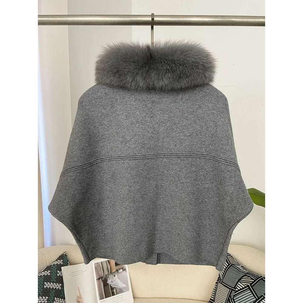 OFTBUY Autumn Winter Real Fox Raccoon Fur Collar Coat Knitted Sweater Women Short Sleeve Jacket Thick Warm Outerwear Streetwear Designer Designer