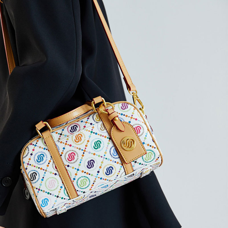 Top Quality Brand High Quality New Style Free Delivery Designer Bag Bag Crossbody New Summer Versatile Boston Bag Fashion Classic Printed Women's