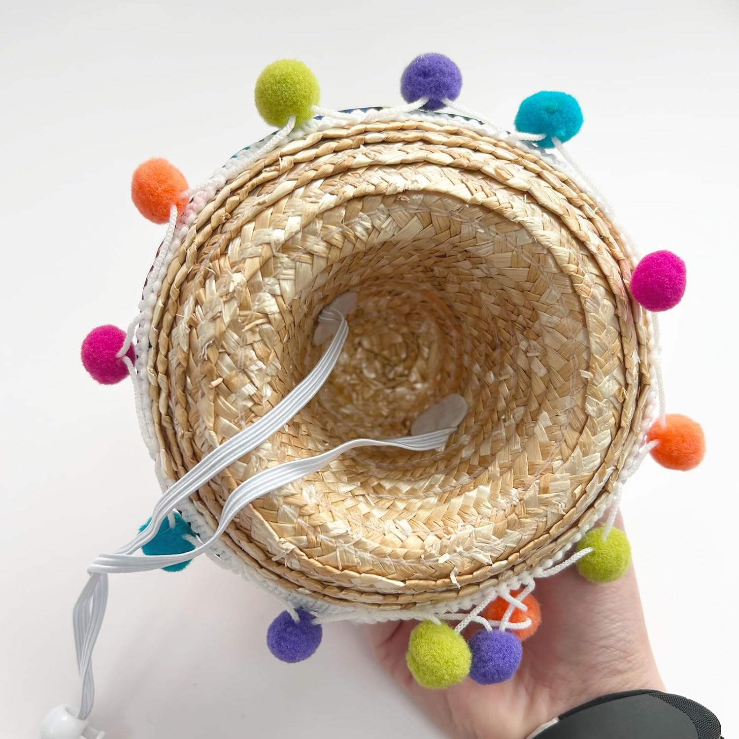 Cat Sombrero Cat Hats Pet Straw Cap Hat for Cats Mini Sombrero for Cat Puppy Small Dog Party/Birthday/Photo