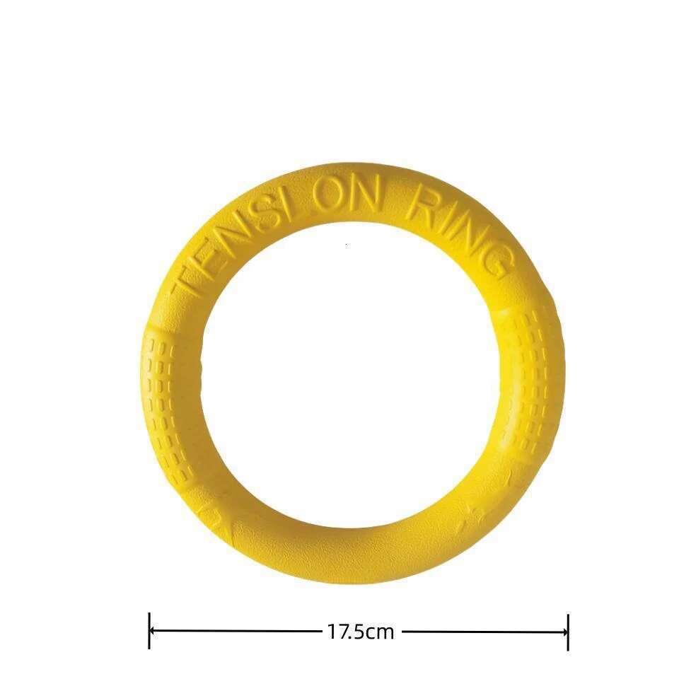 Dog Ring Toys Indestructible Chewing Floating Training Tools Fetch for Small Medium Large Dogs Throwing Catching Flying