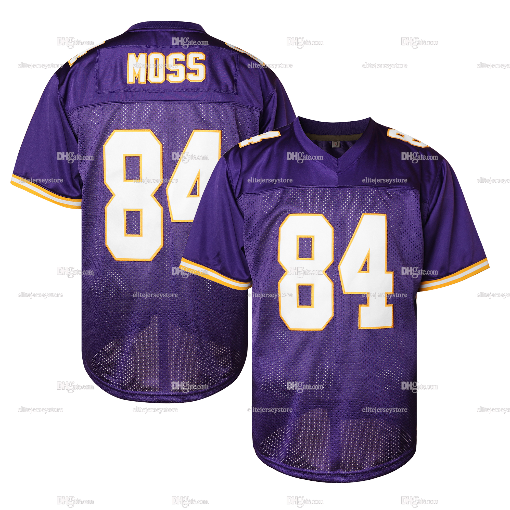 In stock 18 Justin Jefferson Football Jersey 100% Stitched Fast Shipping Embroidered Letter Number Design Polyester Men's Retro Classic Sportswea