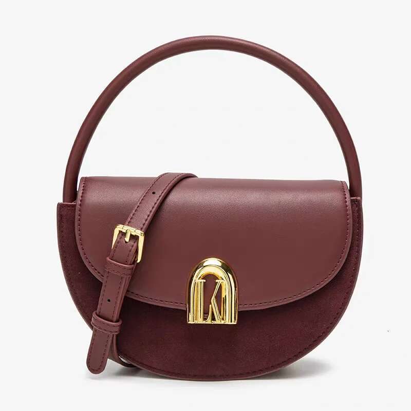 Saddle 2025 New Women's Handbag Versatile Half Round Single Shoulder High Quality Commuting Crossbody Bag